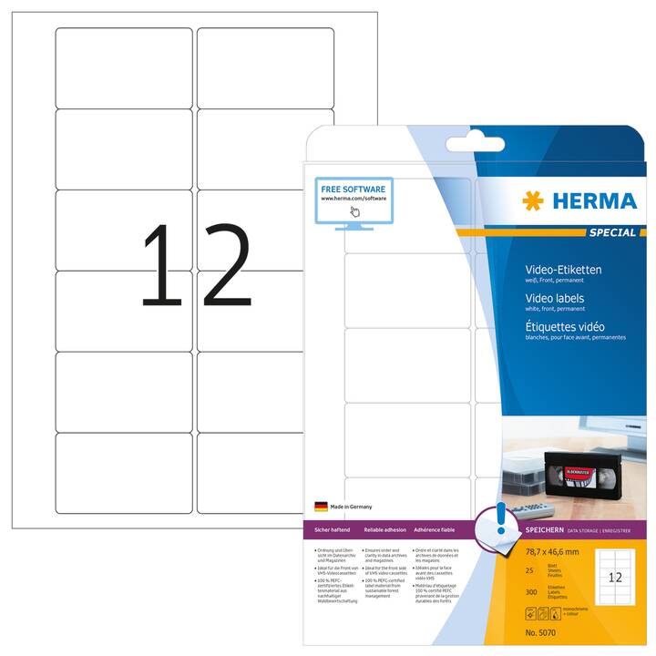 HERMA Special (46.6 x 78.7 mm)