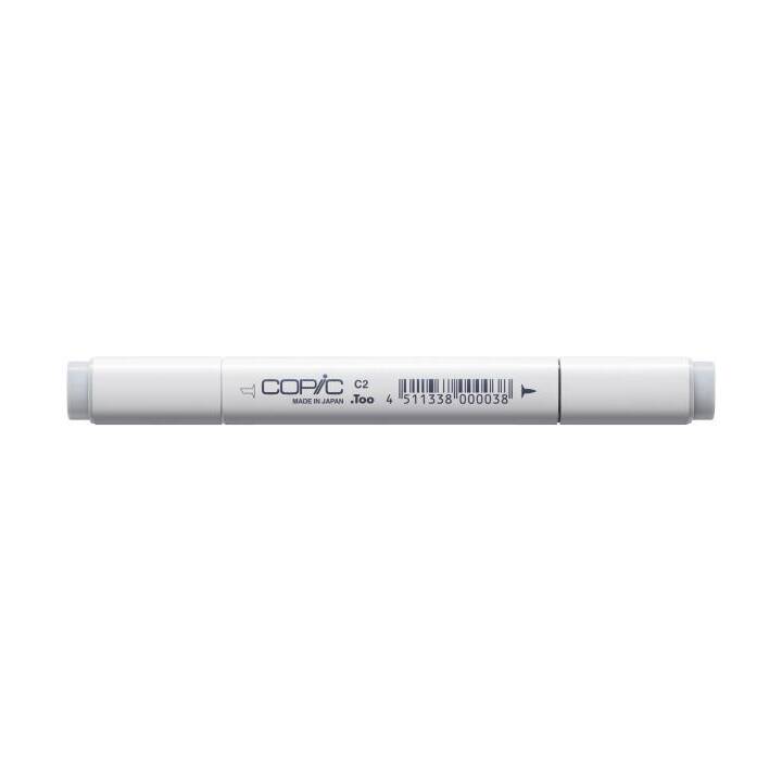 COPIC Grafikmarker Classic C-2 - Cool Grey No.2 (Kaltgrau, 1 Stück)