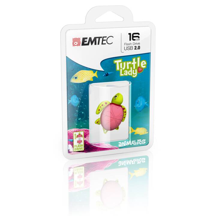 EMTEC INTERNATIONAL Turtle Lady (16 GB, USB 2.0 Typ-A)