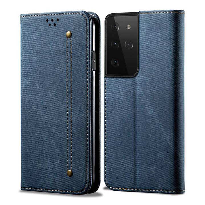 EG Mornrise custodia a portafoglio per Samsung Galaxy S21 Plus 6.7" (2021) - blu