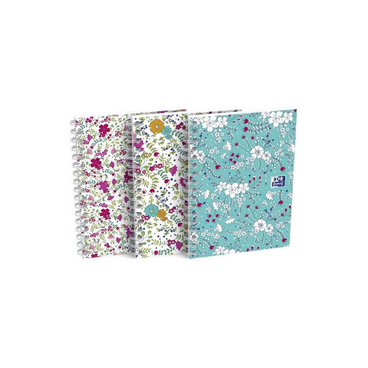 OXFORD Carnets ForMe Floral (A6, Carreaux)