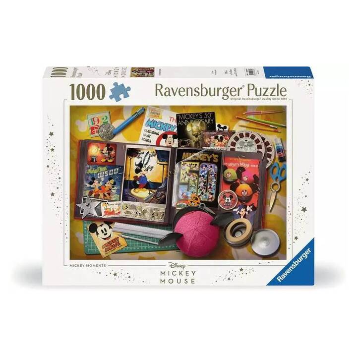 RAVENSBURGER Disney 1970 Mickey Moments Puzzle (1000 pezzo)