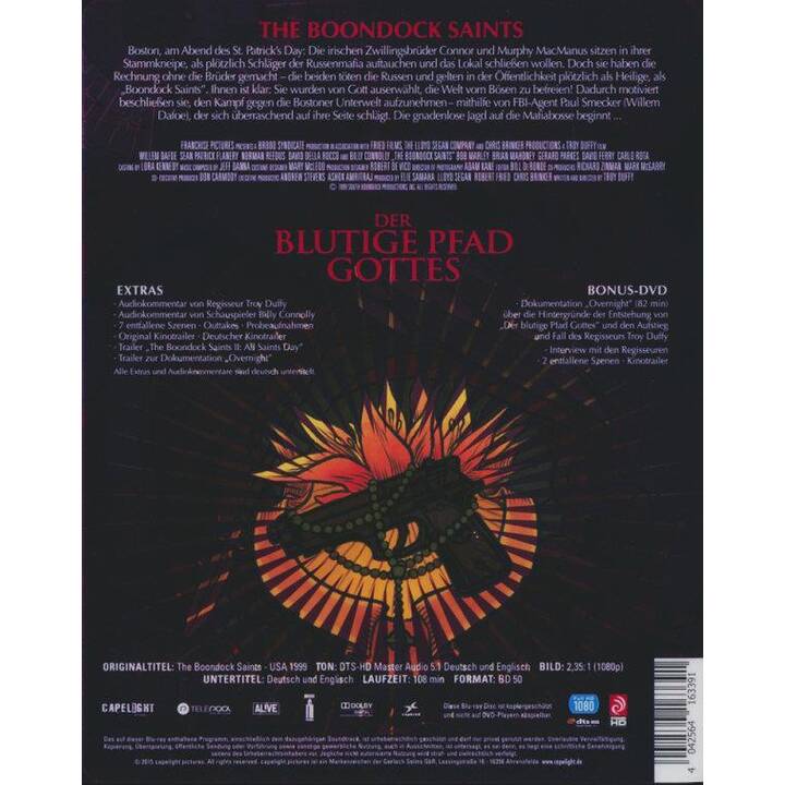 The Boondock Saints - Der blutige Pfad Gottes (Steelbook, DE, EN)