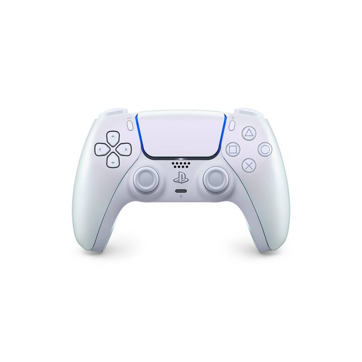 SONY Playstation 5 DualSense Wireless-Controller Pearl Controller (Chrom, Weiss)