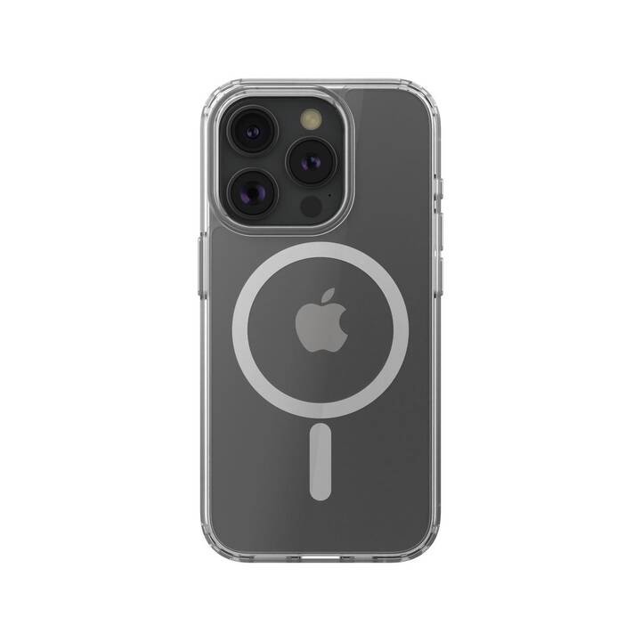 BELKIN Backcover Magnetico SheerForce (iPhone 15 Plus, Senza motivo, Transparente, Chiara)