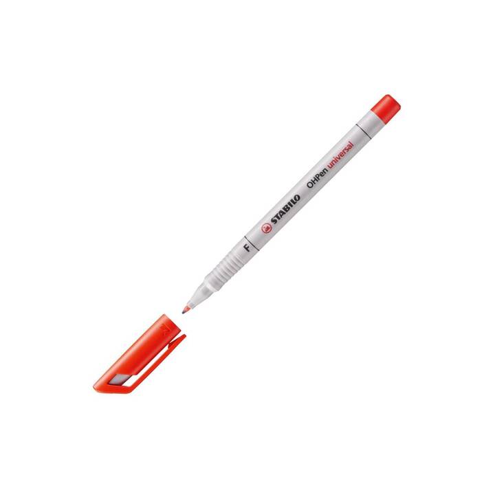 STABILO Textmarker OHPen (Rot, 1 Stück)