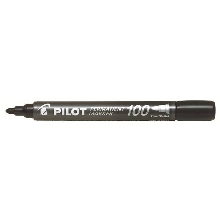 PILOT PEN Permanent Marker 100 XL (Schwarz, 20 Stück)