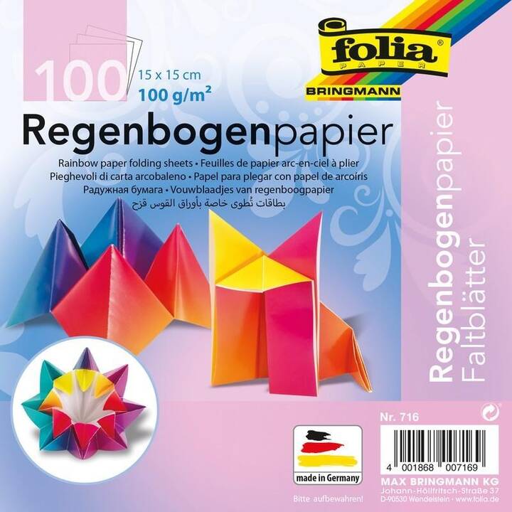 FOLIA Papier spécial (Multicolore, 100 pièce)