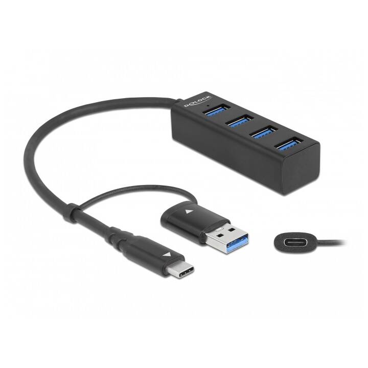 DELOCK 63828 (4 Ports, USB Typ-A)