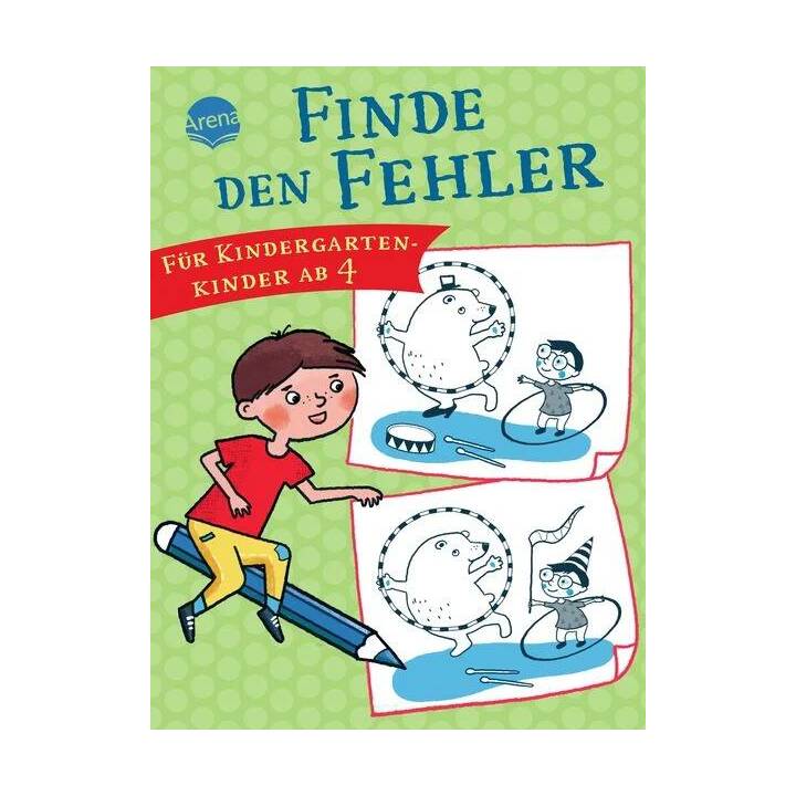 Finde den Fehler. Für Kindergartenkinder ab 4