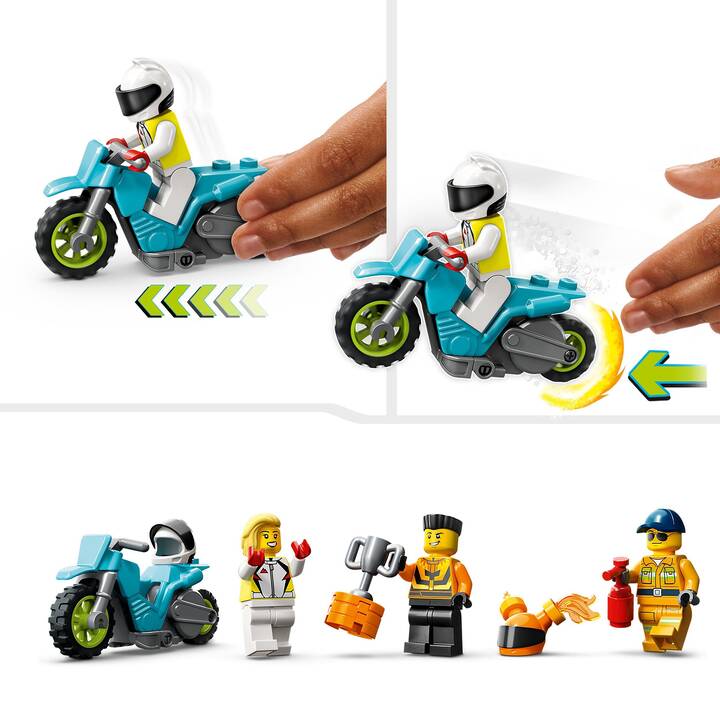 LEGO City Stunttruck mit Feuerreifen-Challenge (60357)