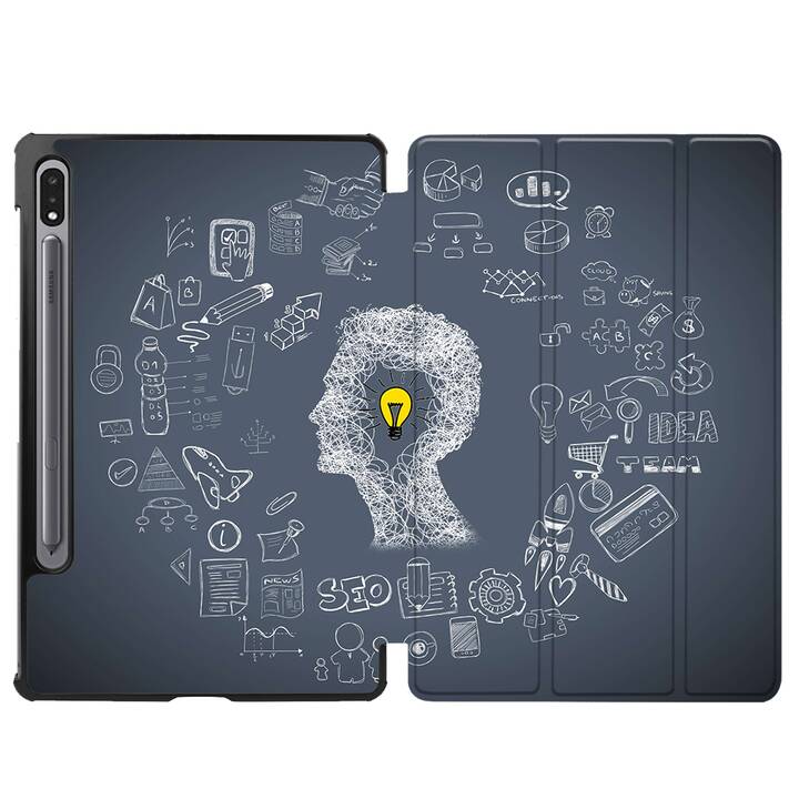 EG cover per Samsung Galaxy Tab S8+ 12.4" (2022) - grigio - idea