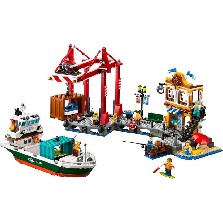 LEGO City Porto e nave merci (60422)