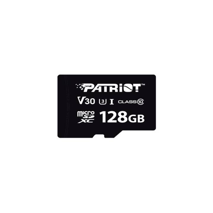 PATRIOT MEMORY MicroSDXC VX (Video Class 30, Class 10, UHS-I Class 3, 128 Go, 90 Mo/s)