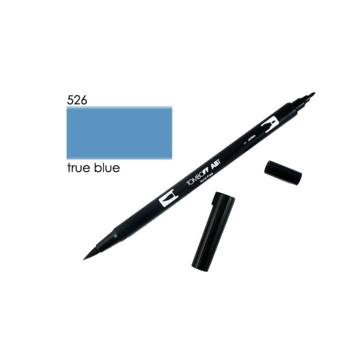 TOMBOW Dual Brush Pennarello (Blu, 1 pezzo)