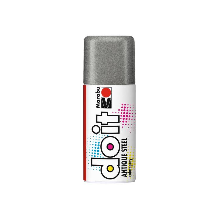 MARABU Spray colore Do it (150 ml, Grigio argento, Argento, Multicolore)