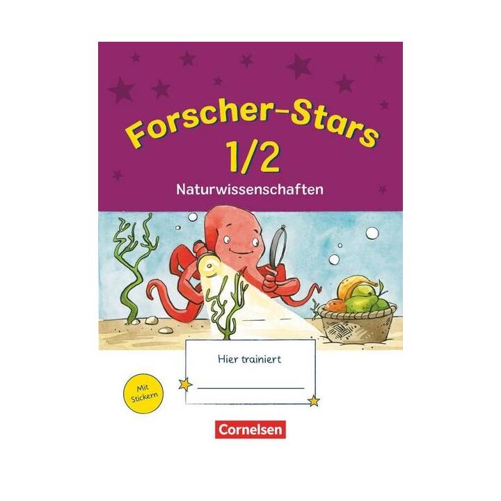 Forscher-Stars, Sachunterricht, 1./2. Schuljahr, Naturwissenschaften, Übungsheft, Mit Lösungen