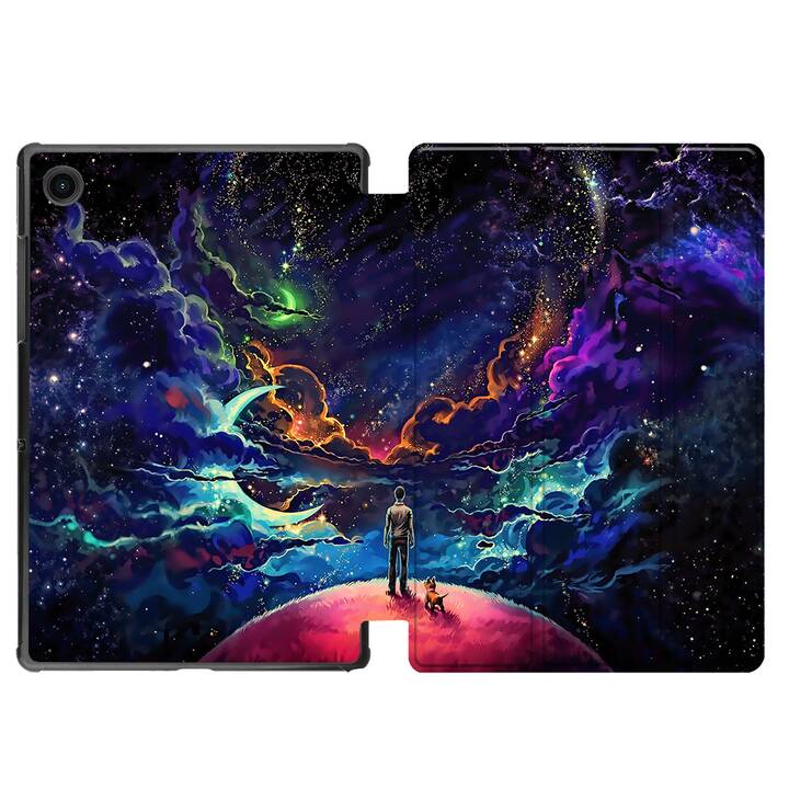 EG coque pour Samsung Galaxy Tab A8 10.5" (2021) - l'animation - noire