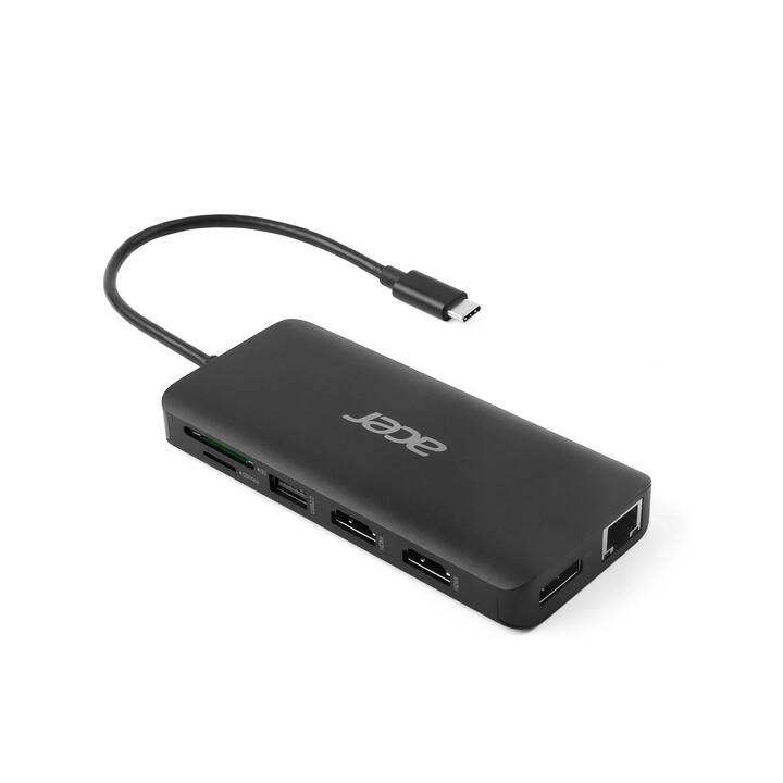 ACER Stazione d'aggancio 12-in-1 (DisplayPort, 2 x HDMI, 2 x USB 3.0 di tipo A, 2 x USB 2.0 di tipo A, USB di tipo C)