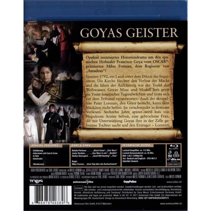 Goyas Geister - Goya's Ghosts (DE, EN)