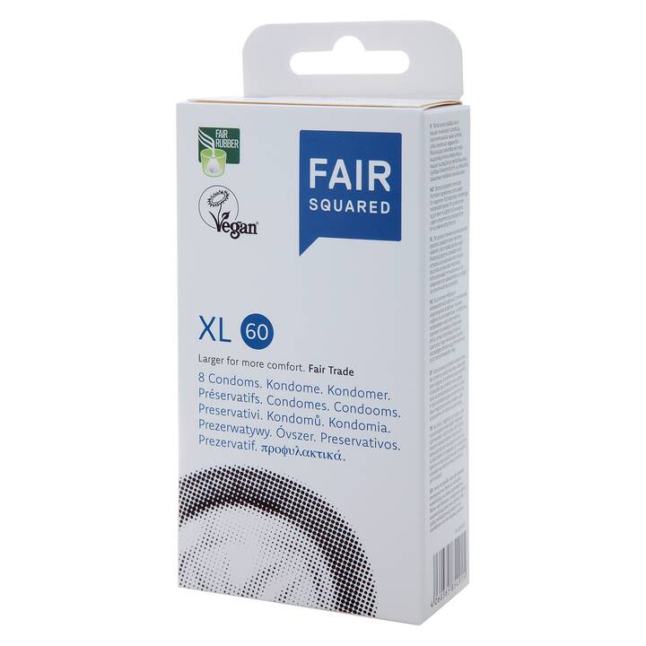 FAIR SQUARED Kondome XL (8 Stück)