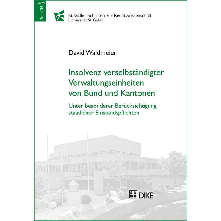 Insolvenz verselbständigter Verwaltungseinheiten von Bund und Kantonen