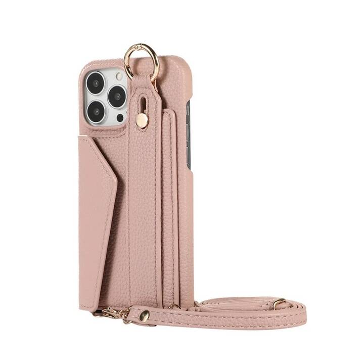 EG Backcover con cordoncino (iPhone 16 Pro, Rosa)