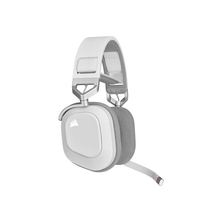 CORSAIR Casque micro de jeu HS80 RGB iCUE (Over-Ear, Câble)