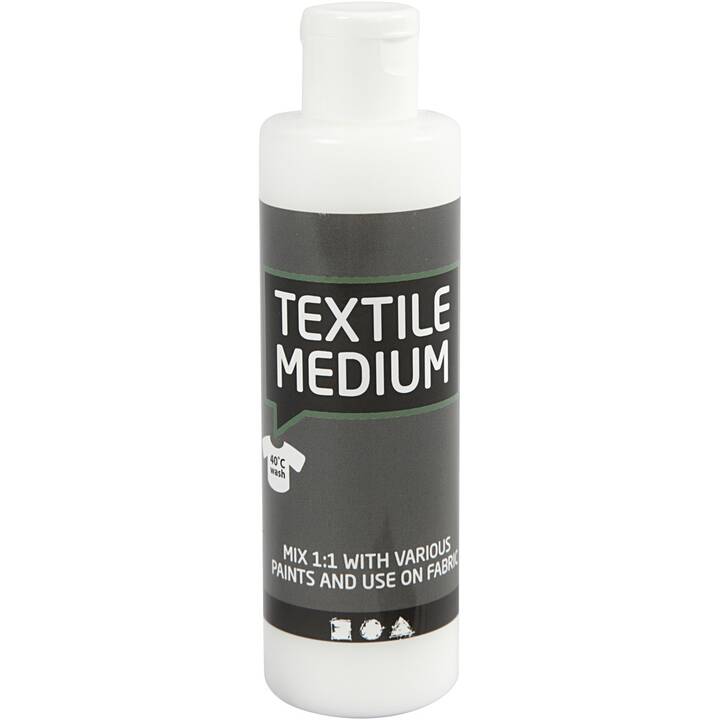 CREATIV COMPANY Colore tessile Textile Medium (100 ml, Bianco)