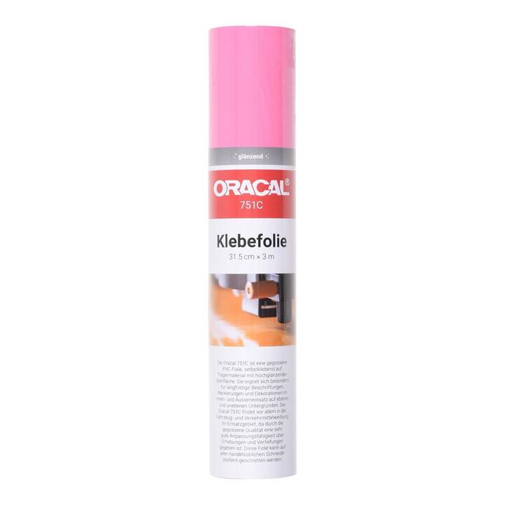 ORAFOL Film de vinyle Oracal 751C (30.5 cm x 0.01 cm, Pink, Rose)