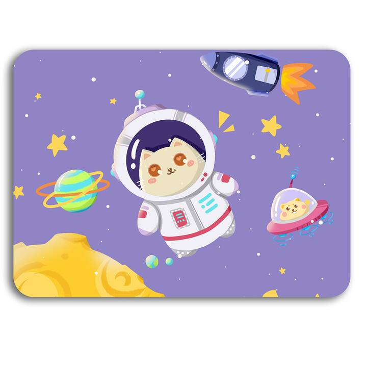 EG tapis de souris - violet - astronaute