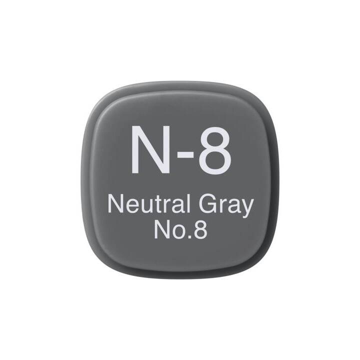 COPIC Marqueur de graphique Classic N-8 Neutral Gray No.8 (Gris, 1 pièce)