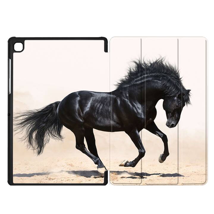 EG coque pour Samsung Galaxy Tab A7 Lite 8.7" (2021) - noir - cheval