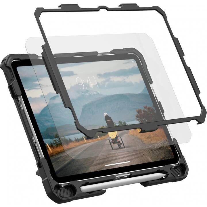 UAG Plasma Series Type Cover / Tablet Tastatur (iPad Gen. 10 2022, Ice, Schwarz)