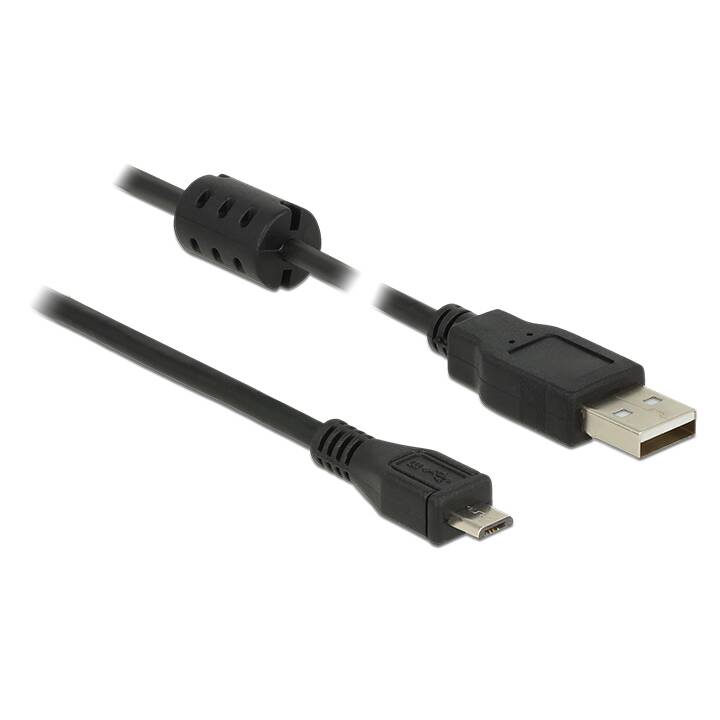 DELOCK Cavo USB (USB 2.0 di tipo A, Micro USB 2.0 Tipo-B, 1 m)
