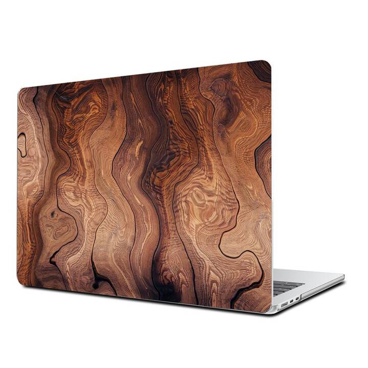 EG Coque rigide (MacBook Air 13" M3 2024, Arbre, Brun)