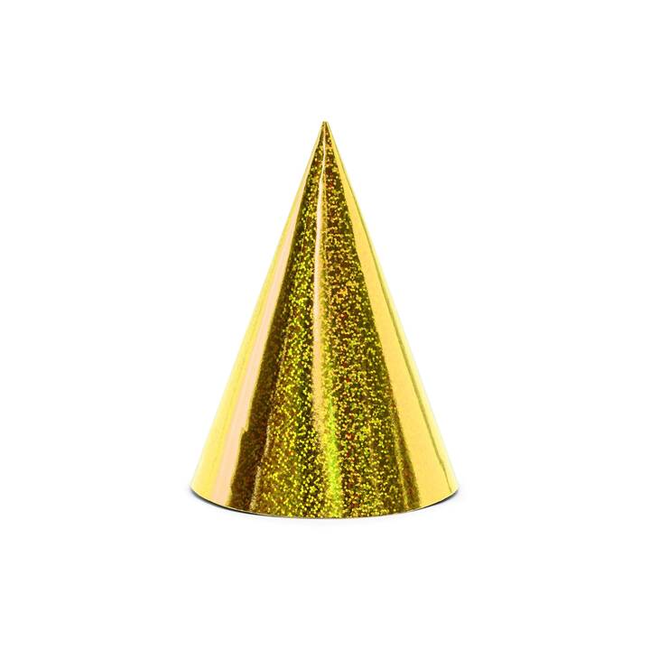 PARTYDECO Chapeaux de fête (10 cm, 6 pièce)