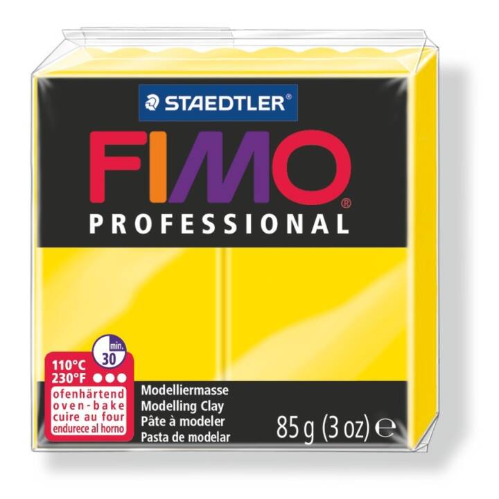 FIMO Pâte à modeler (85 g, Jaune)