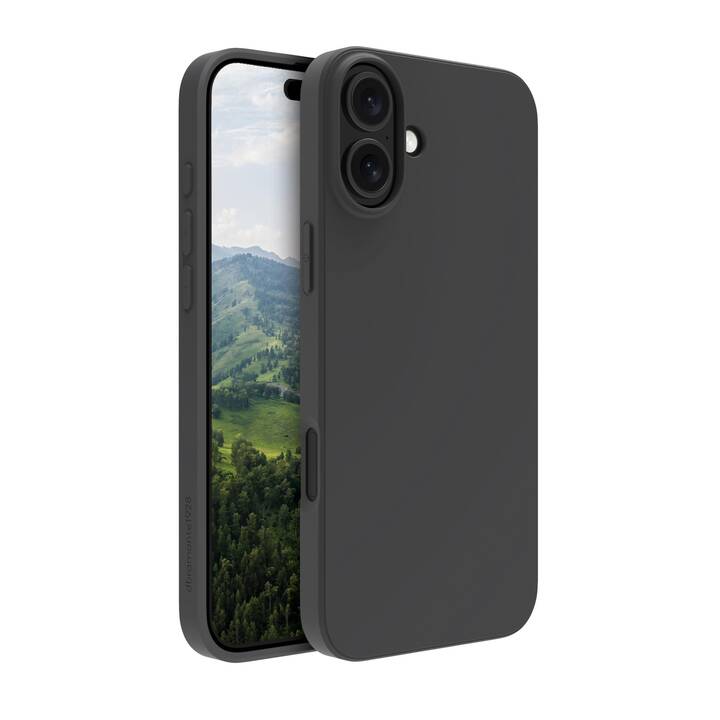 DBRAMANTE1928 Backcover (iPhone 16 Plus, Night Black, Schwarz)