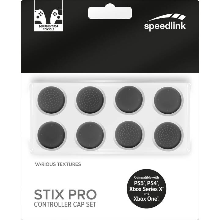 SPEEDLINK Stix Pro Thumbstick (PlayStation 4, PlayStation 5, Microsoft Xbox Series X, Microsoft Xbox One, Noir)