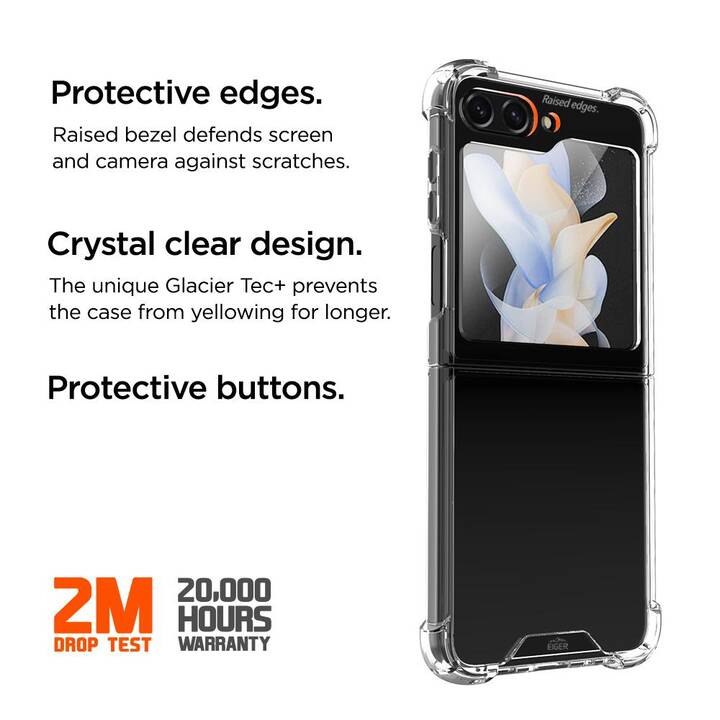 EIGER Backcover (Galaxy Z Flip 6, transparente)