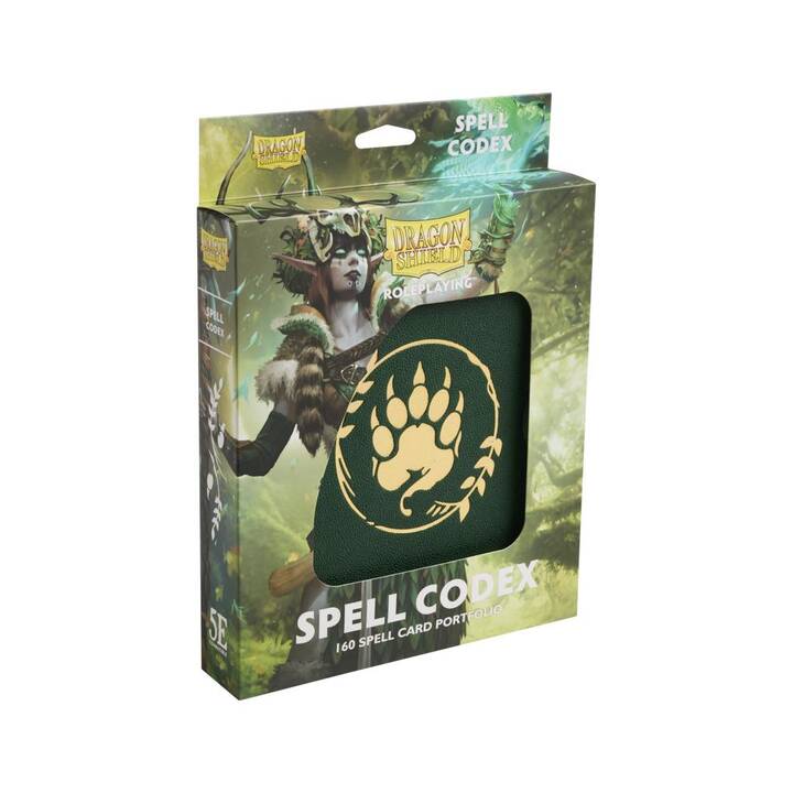 DRAGON SHIELD Kartenalbum Spell Codex - Forest Green (D&D)
