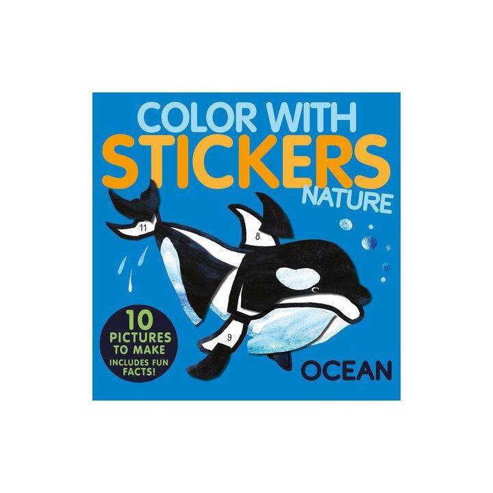 Color with Stickers: Ocean