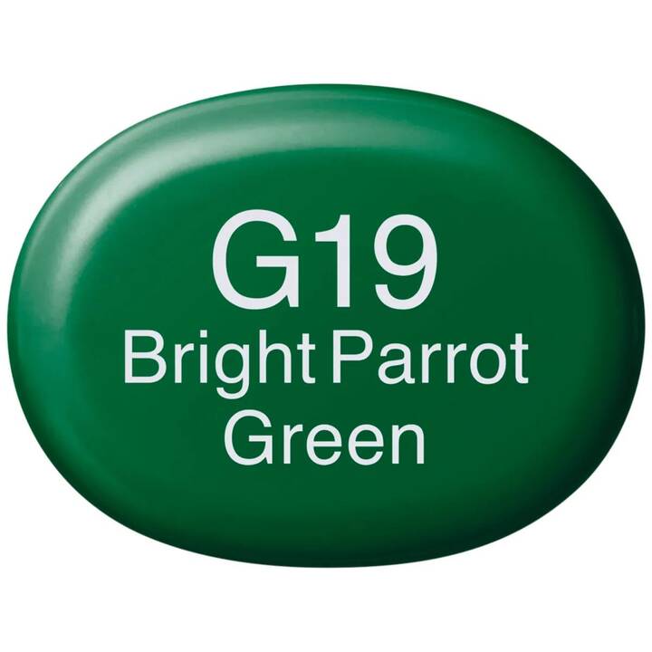 COPIC Marqueur de graphique Sketch  G19 Bright Parrot Green (Vert, 1 pièce)