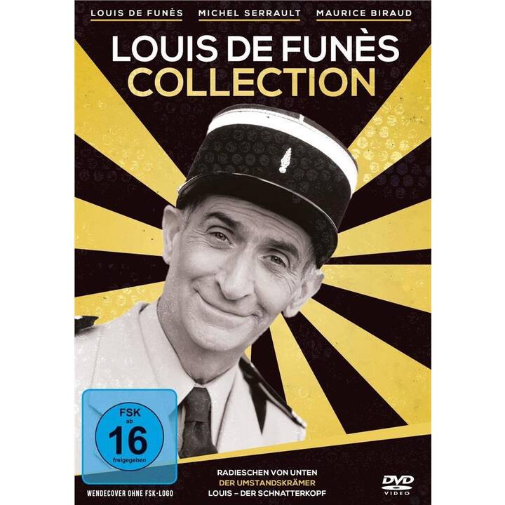 Louis de Funès Collection - Radieschen von unten / Der Umstandskrämer / Louis - Der Schnatterkopf (DE)