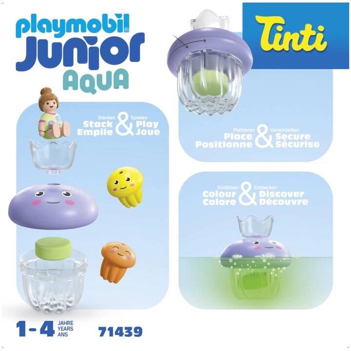 PLAYMOBIL 1.2.3 JUNIOR & Tinti: Bunte Quallenfamilie (71439)