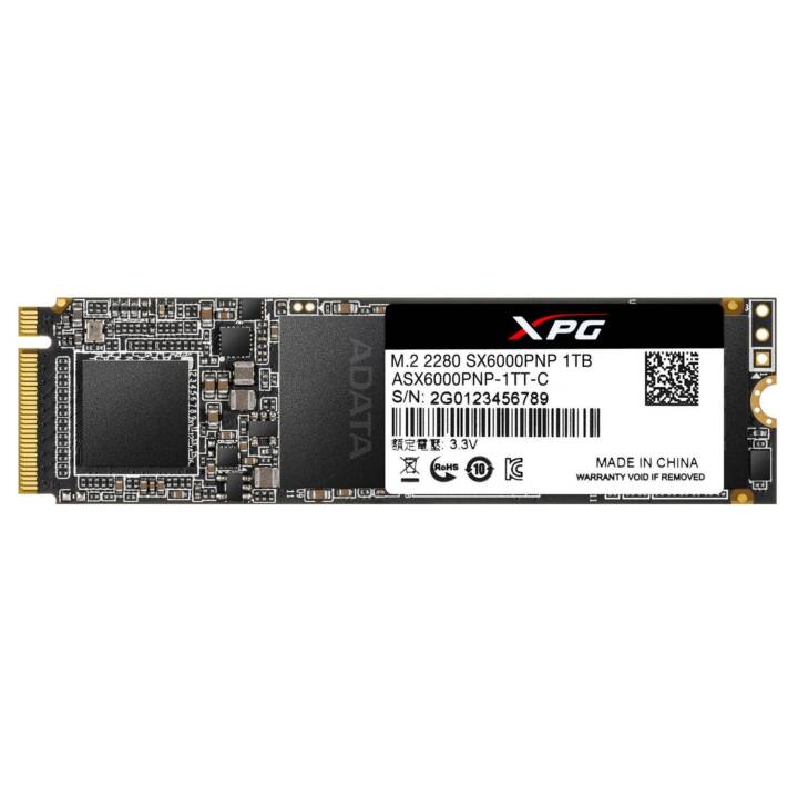 ADATA XPG SX6000 Pro (PCI Express, 1000 GB, Nero)
