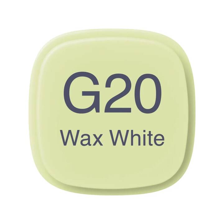 COPIC Marcatori di grafico Classic G20 Wax White (Bianco, 1 pezzo)