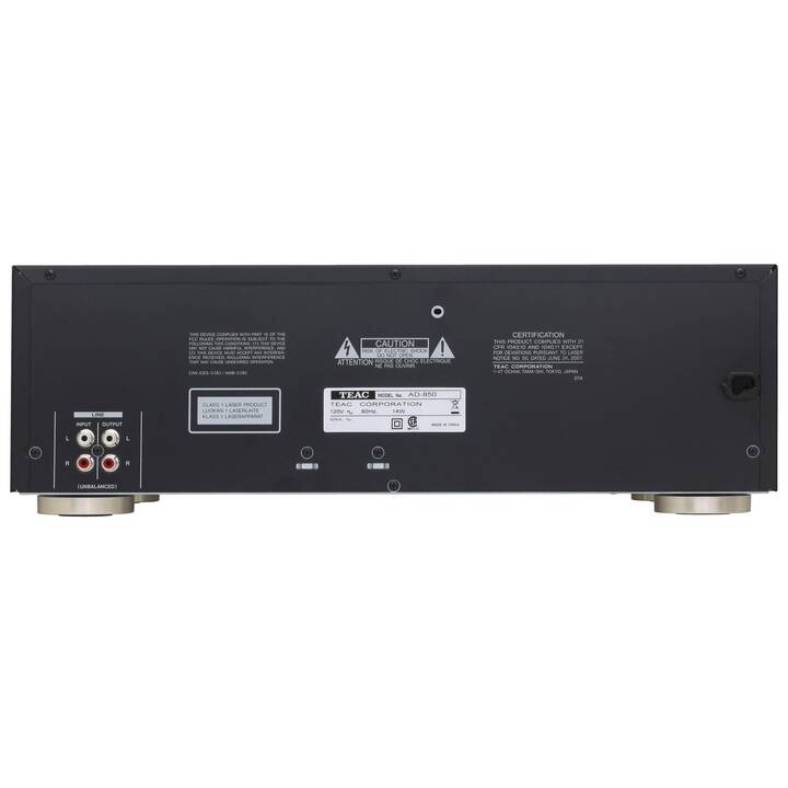 TEAC AD-850-SE Lettori CD (Nero)