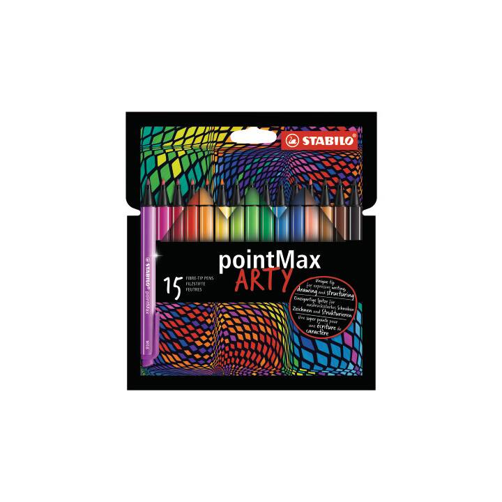 STABILO Crayon feutre (Multicolore, 15 pièce)